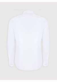 Pako Lorente - PAKO LORENTE – Biała gładka elegancka koszula męska. Typ kołnierza: kołnierzyk klasyczny. Kolor: biały. Materiał: poliester, bawełna. Długość rękawa: długi rękaw. Długość: długie. Wzór: gładki. Styl: elegancki #5