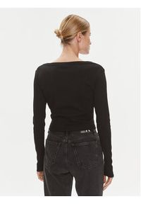 Calvin Klein Jeans Bluzka J20J222570 Czarny Regular Fit. Kolor: czarny. Materiał: bawełna #4