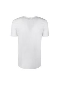 Barbarossa Moratti T-shirt | BM-SS1706-1 | Mężczyzna | Biały. Kolor: biały. Materiał: bawełna. Długość: długie. Wzór: aplikacja #3