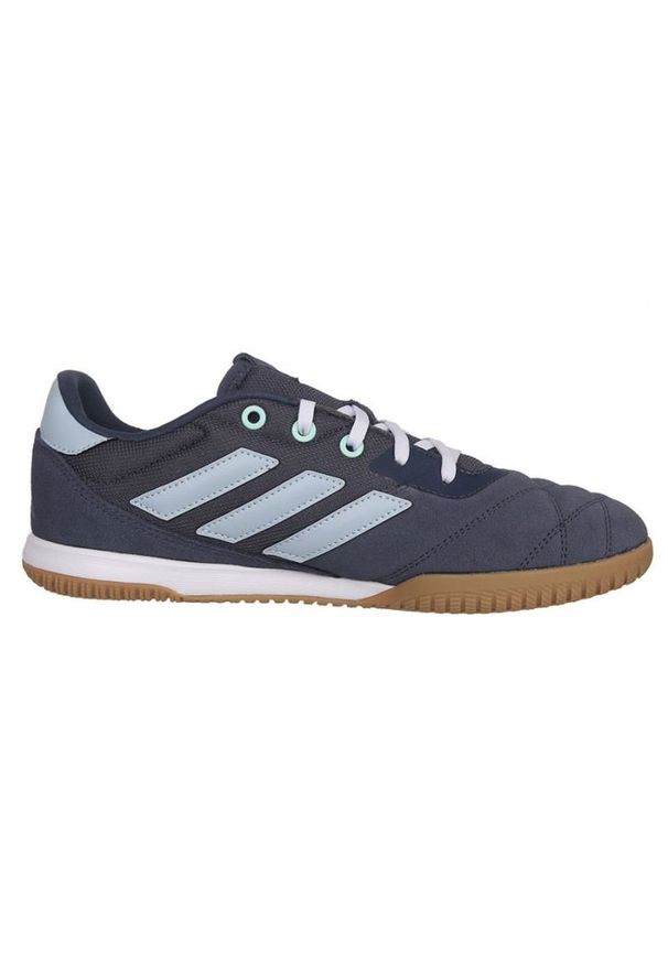 Adidas - Buty piłkarskie adidas Copa Glorio In M IE1544 niebieskie. Zapięcie: sznurówki. Kolor: niebieski. Materiał: guma, skóra, tkanina. Sport: piłka nożna