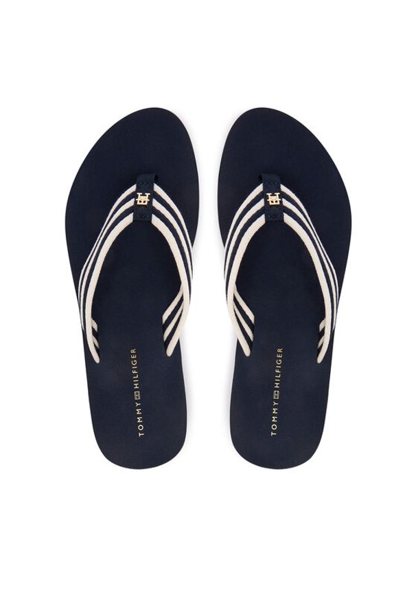 TOMMY HILFIGER - Tommy Hilfiger Japonki FW0FW09196 Granatowy. Kolor: niebieski. Materiał: syntetyk