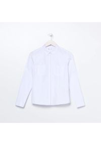 Sinsay - Koszula z kieszeniami - Biały. Kolor: biały #1