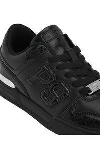 Plein Sport Sneakersy SAFS USC0934 SLE004N Czarny. Kolor: czarny. Materiał: materiał #2