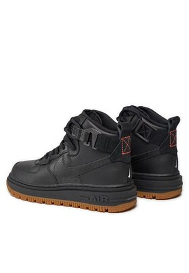 Nike Sneakersy Af1 Hi Ut 2.0 DC3584 001 Czarny. Kolor: czarny. Materiał: skóra