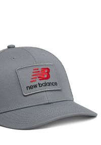 New Balance Czapka z daszkiem LAH51016SLA Szary. Kolor: szary. Materiał: poliester, materiał #2