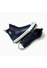 Trampki Converse Chuck Tas Berkshire Boot, Kobiety. Kolor: niebieski. Materiał: materiał, skóra ekologiczna