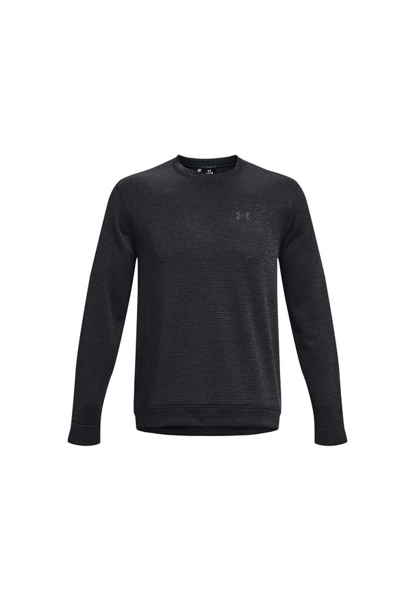 Bluza z okrągłym dekoltem Under Armour Storm Fleece. Typ kołnierza: golf. Kolor: czarny. Sport: golf