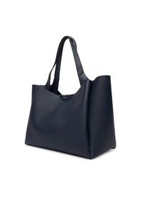 DKNY Torebka R43AYG32 Granatowy. Kolor: niebieski. Materiał: skórzane #4