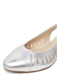 Lasocki Baleriny RST-KOLETTA-15 Srebrny. Kolor: srebrny. Materiał: skóra #7