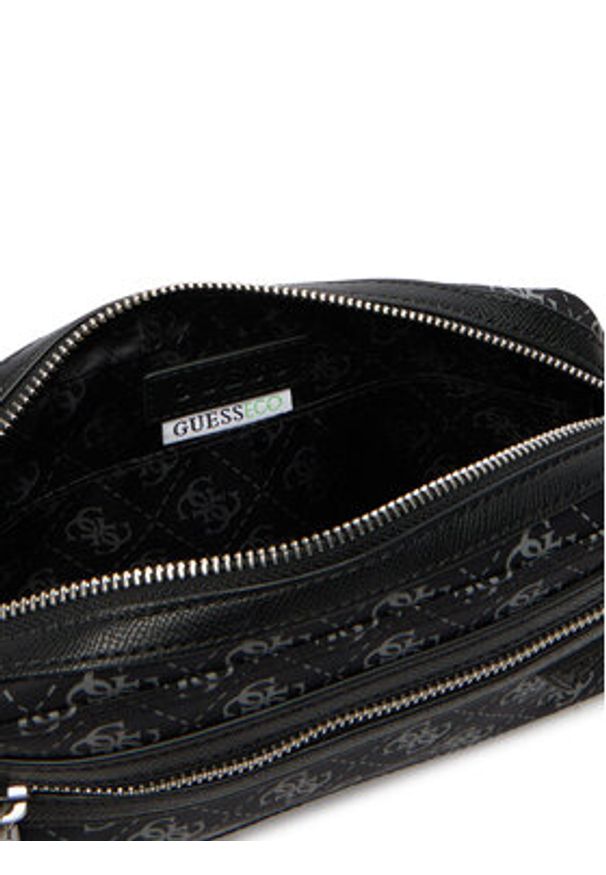 Guess Saszetka HMBENP P6250 Czarny. Kolor: czarny. Materiał: materiał