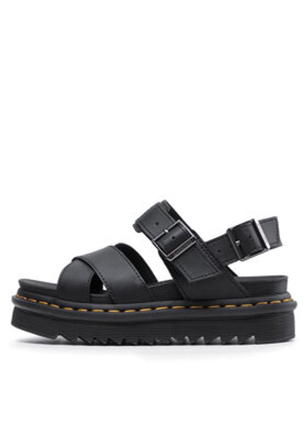 Dr. Martens Sandały Voss II 26799001 Czarny. Kolor: czarny. Materiał: skóra