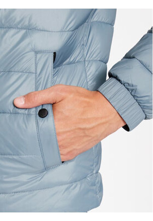 BOSS Kurtka przejściowa 50496766 Niebieski Regular Fit. Kolor: niebieski. Materiał: syntetyk