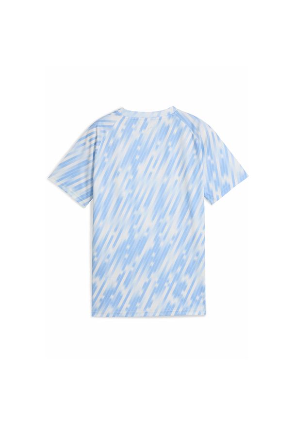 Puma - Młodzieżowa koszulka przedmeczowa Manchester City PUMA Silver Sky Blue. Kolor: niebieski