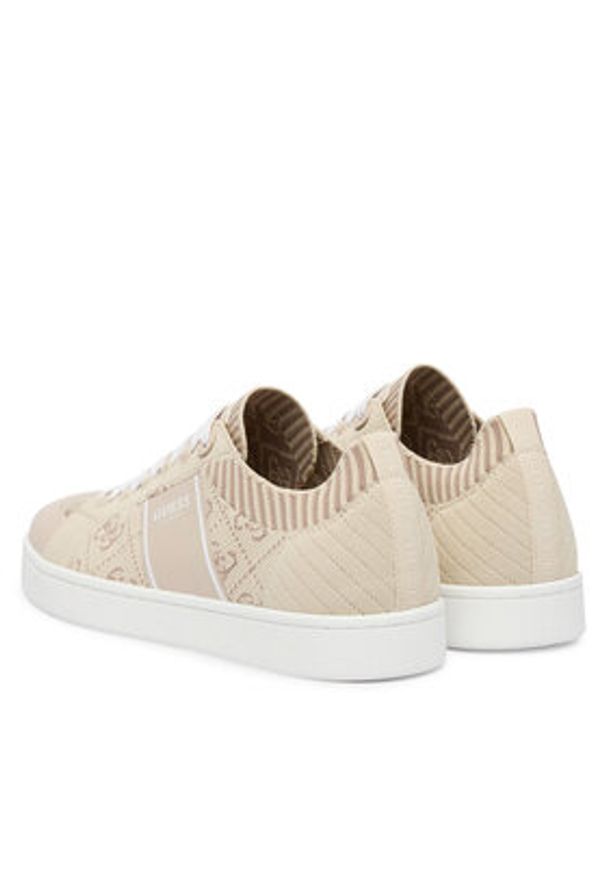 Guess Sneakersy FLPJRX FAL12 Beżowy. Kolor: beżowy. Materiał: materiał