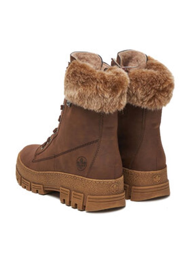 Rieker Trzewiki CEO-Y0230-24 Brązowy. Kolor: brązowy. Materiał: materiał