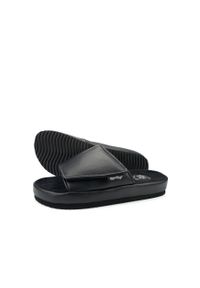 Flip*Flop - Klapki plażowe damskie Flip Flop Slide Velcro. Okazja: na plażę. Kolor: czarny. Sezon: lato. Styl: sportowy