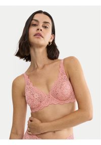 Triumph Biustonosz z fiszbiną Amourette 10209574 Różowy. Kolor: różowy. Materiał: syntetyk #1