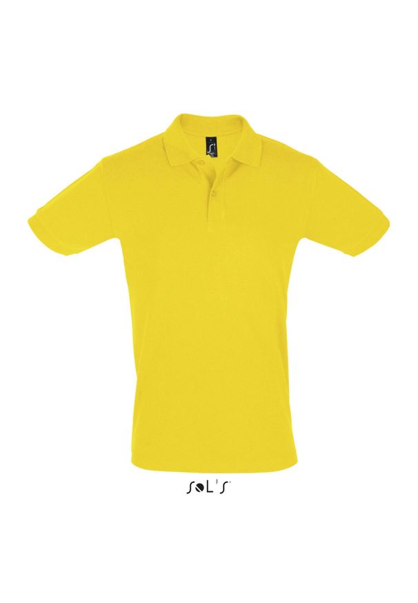 SOL'S - Polo Sol's Perfect. Typ kołnierza: polo. Kolor: żółty. Styl: elegancki