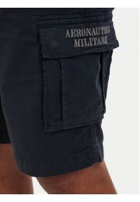 Aeronautica Militare Szorty materiałowe 261BE0066UCT01122 Granatowy Regular Fit. Kolor: niebieski. Materiał: bawełna #5
