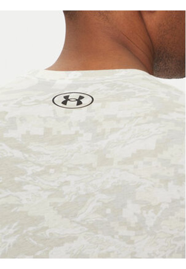 Under Armour T-Shirt ABC 1357727 Biały Regular Fit. Kolor: biały. Materiał: syntetyk, bawełna