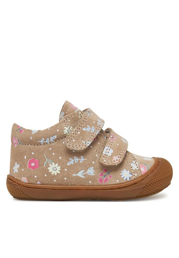 Sneakersy Naturino. Kolor: beżowy
