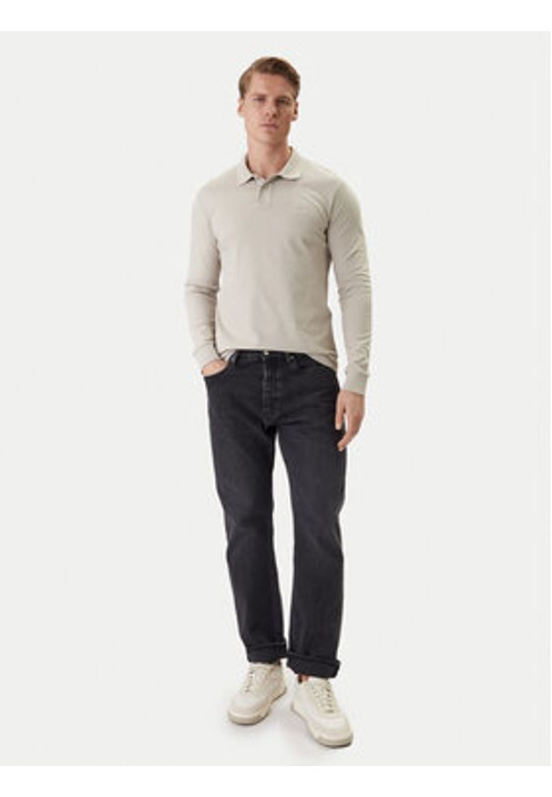 BOSS Polo Passerby 50507704 Beżowy Regular Fit. Typ kołnierza: polo. Kolor: beżowy. Materiał: bawełna