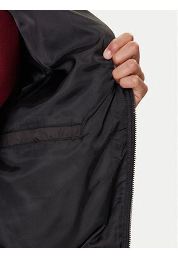 Hugo - HUGO Kurtka bomber Bicol2541 50546226 Czarny Regular Fit. Kolor: czarny. Materiał: syntetyk