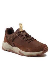 CATerpillar Sneakersy Transmit Shoes P725190 Brązowy. Kolor: brązowy. Materiał: nubuk, skóra #4