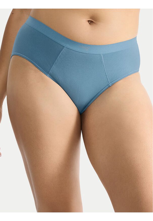 Sloggi Figi klasyczne Ever Ease 10219600 Niebieski. Kolor: niebieski. Materiał: bawełna