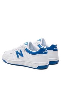 New Balance Sneakersy BB480LBL Biały. Kolor: biały. Materiał: skóra #4