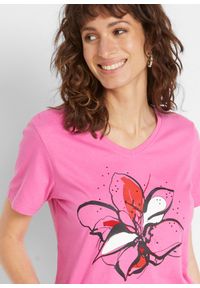 bonprix - T-shirt. Kolor: różowy #2