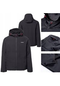 Kurtka męska Hi-tec Neti II softshell. Kolor: czarny. Materiał: softshell