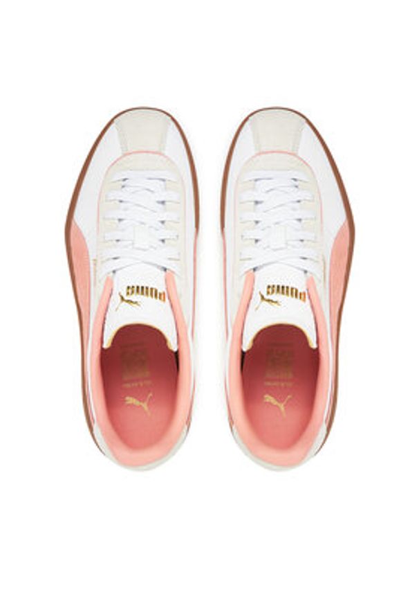 Puma Sneakersy Club Klassika 400364 04 Biały. Kolor: biały. Materiał: skóra