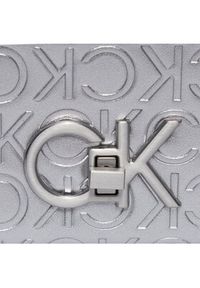 Calvin Klein Torebka Re-Lock Double Gusette_Emb K60K611338 Srebrny. Kolor: srebrny #3