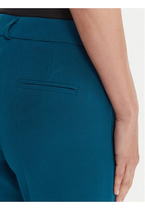 Maryley Spodnie materiałowe 25IB52Z/M17/43LK Turkusowy Regular Fit. Kolor: turkusowy. Materiał: syntetyk