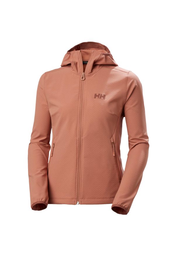 Kurtka przeciwdeszczowa damska Helly Hansen Cascade Shield. Kolor: brązowy. Materiał: polar, softshell