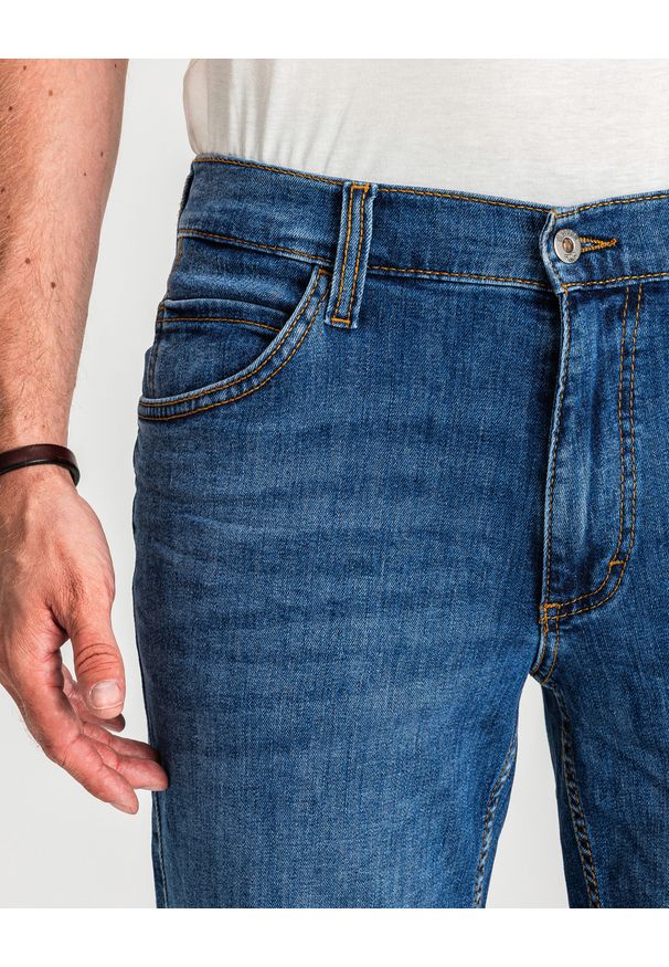 Męskie Spodnie Jeansowe Mustang Style Tramper Straight Denim Blue 1017121 5000 782