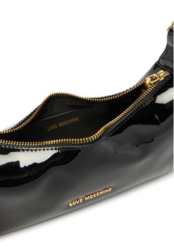 Love Moschino - LOVE MOSCHINO Torebka JC4390PP0OKE2000 Czarny. Kolor: czarny. Materiał: skórzane