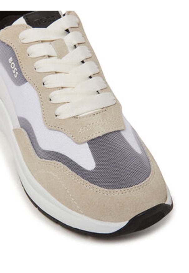 BOSS Sneakersy 50541617 Biały. Kolor: biały. Materiał: materiał