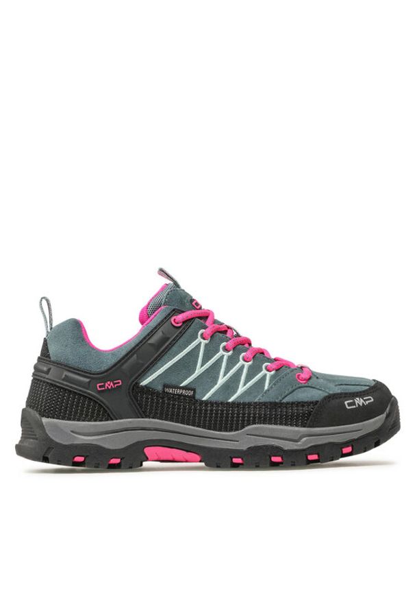 CMP Trekkingi Kids Rigel Low Trekking Shoes Wp 3Q13244J Niebieski. Kolor: niebieski. Materiał: zamsz, skóra. Sport: turystyka piesza