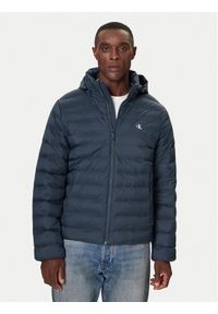 Calvin Klein Jeans Kurtka zimowa LV04RC511G Niebieski Regular Fit. Kolor: niebieski. Materiał: syntetyk. Sezon: zima