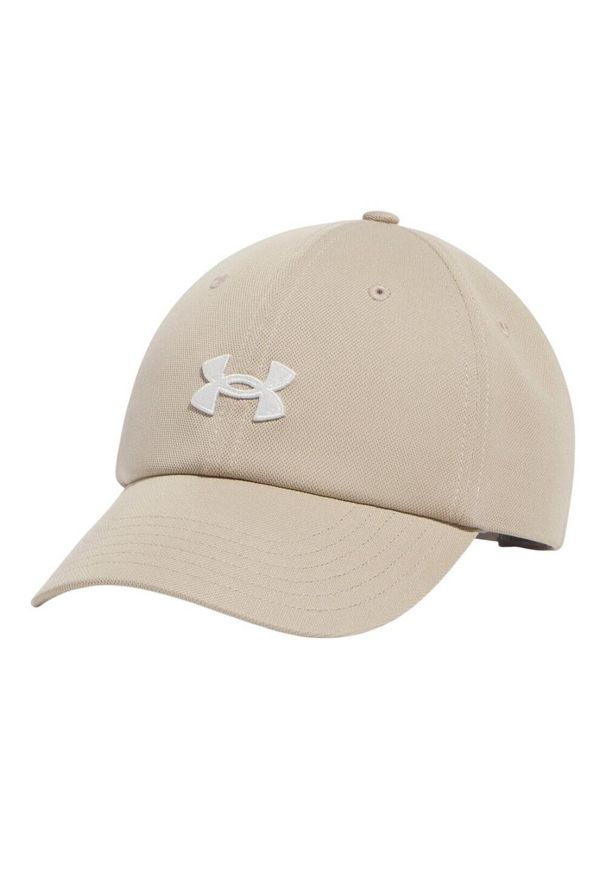 Under Armour - Czapka Blitzing Dla Kobiet. Kolor: biały, wielokolorowy, beżowy