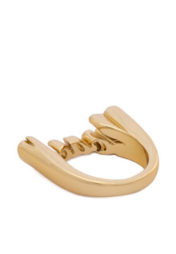 Coach Pierścionek 37557624 Złoty. Materiał: metalowe. Kolor: złoty