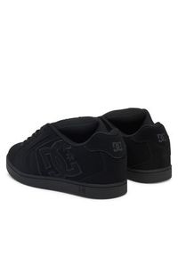 DC Shoes Sneakersy NET 302361-3BK Czarny. Kolor: czarny. Materiał: materiał #4
