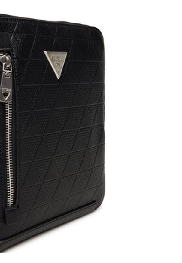 Guess Saszetka HMTOTE P6159 Czarny. Kolor: czarny. Materiał: skóra