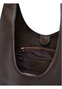 Calvin Klein Torebka Slouchy Leather Md Shoulder Bag LV04F3543G Brązowy. Kolor: brązowy. Materiał: skórzane #6