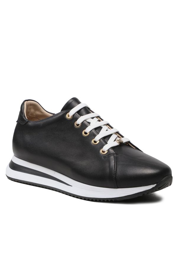 Sneakersy Eva Longoria EL-78-07-000972 101. Kolor: czarny. Materiał: skóra