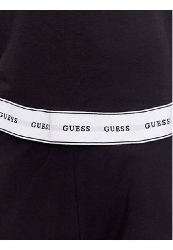 Guess Bluza O3YQ01KBS91 Czarny Regular Fit. Kolor: czarny. Materiał: bawełna