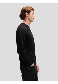 Lee - MESKI SWETER LEE CLEAN RAGLAN SWEATER BLACK 112378518. Długość rękawa: raglanowy rękaw #2