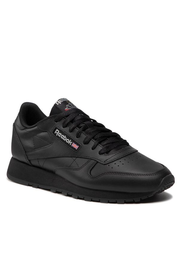 Buty Reebok Classic Leather GY0955 Cblack/Cblack/Pugry5. Kolor: czarny. Materiał: skóra. Model: Reebok Classic